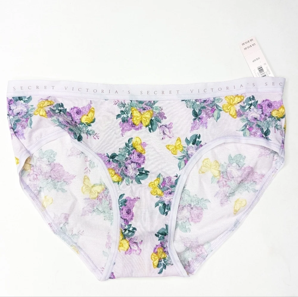 Victoria's Secret Floral Hipster Panties NWT XS